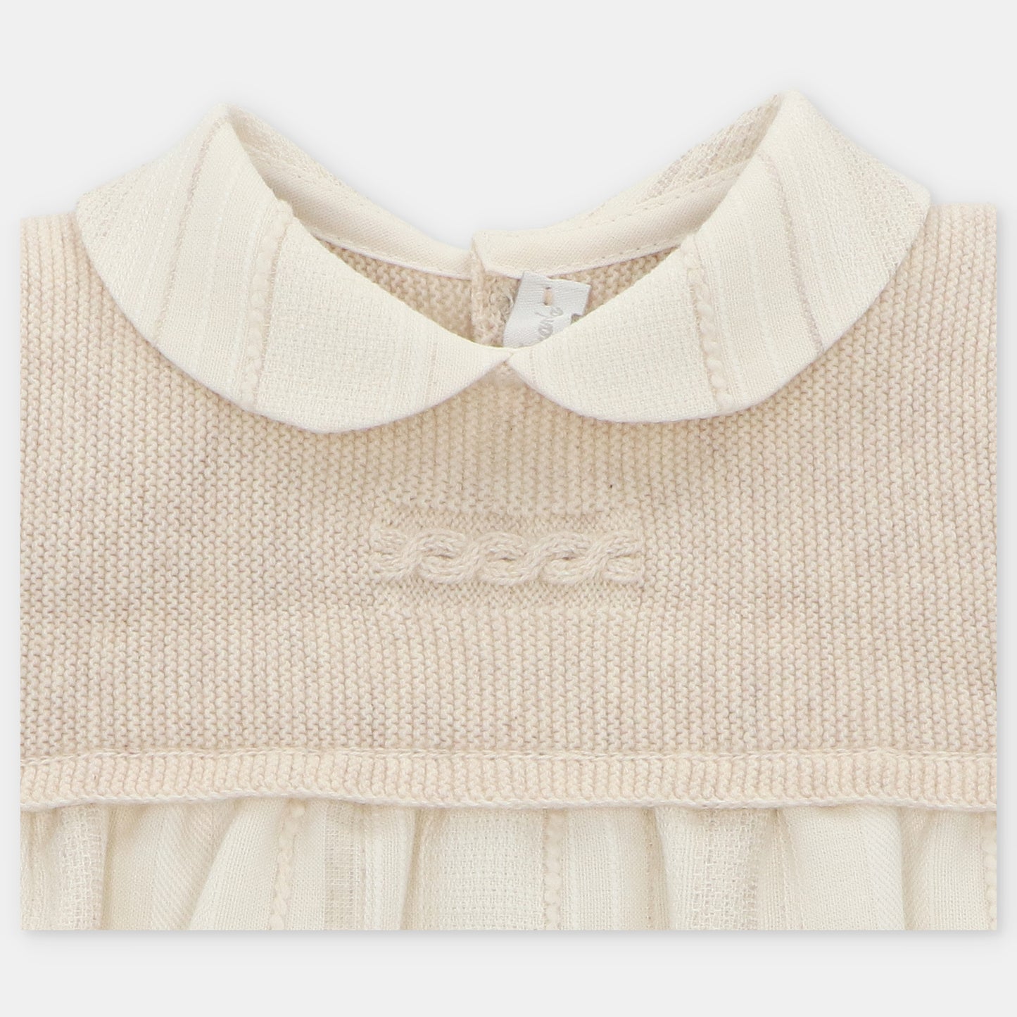 Pelele punto/tela "Gold"