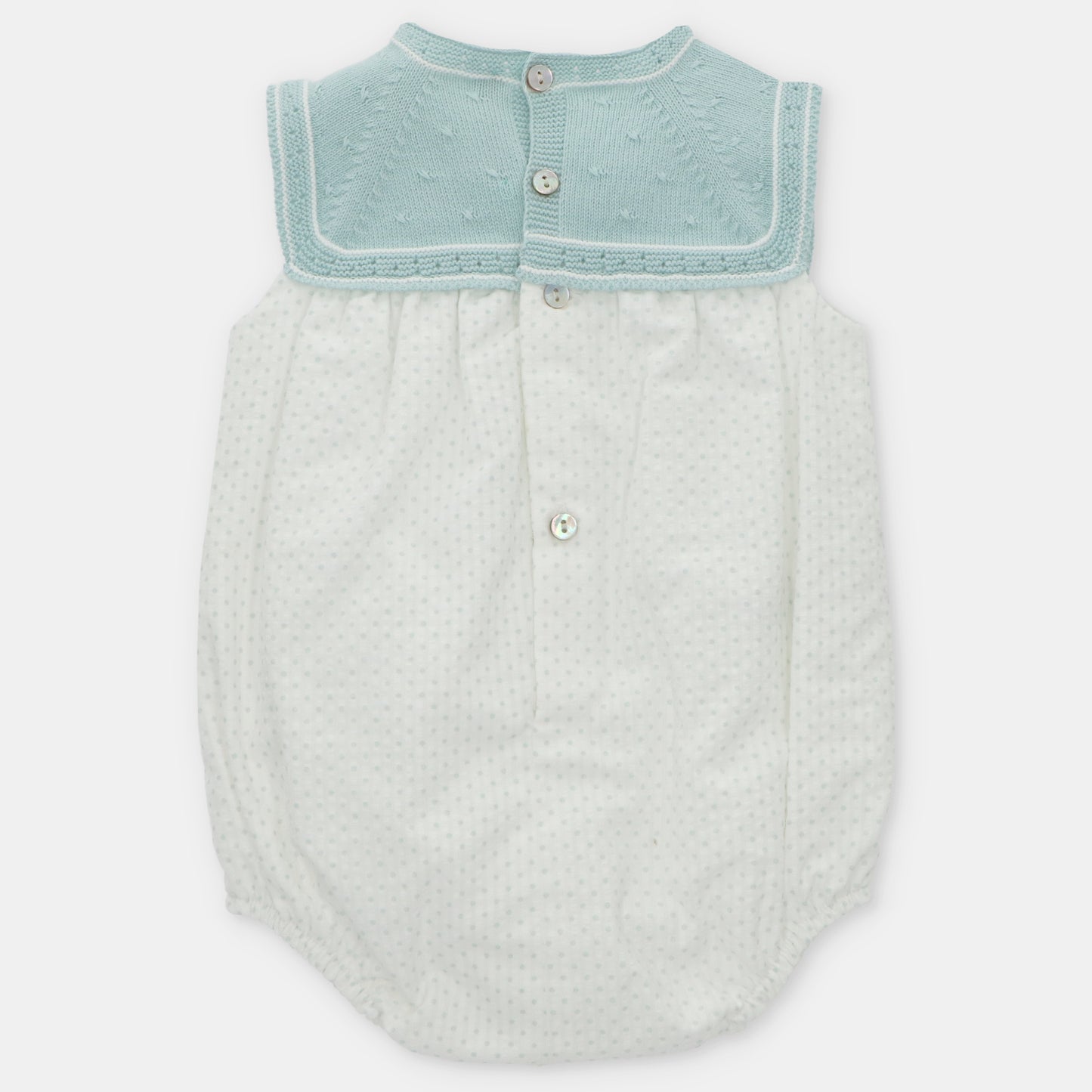 Pelele punto y tela tolouse