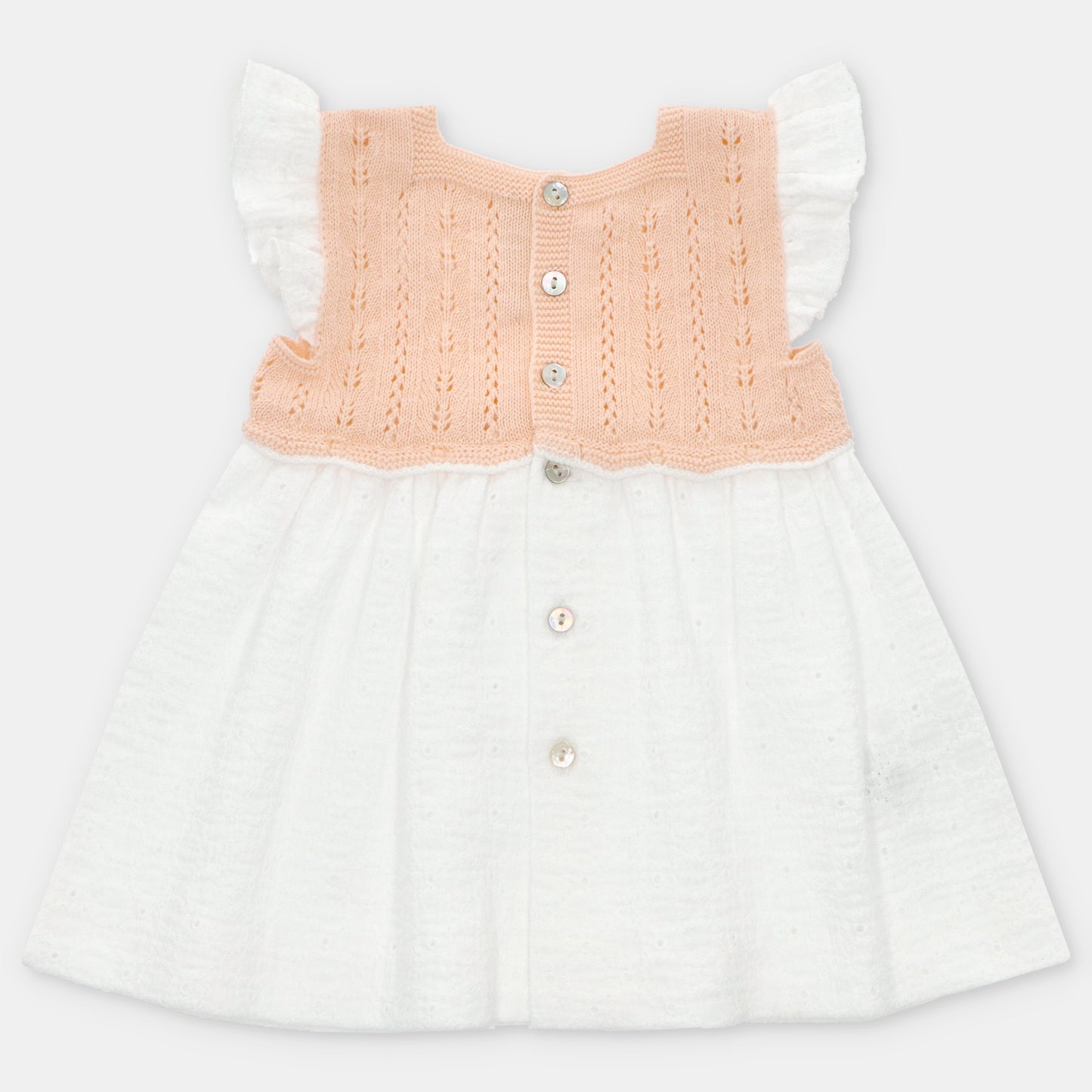 Vestido punto/tela "Momo"