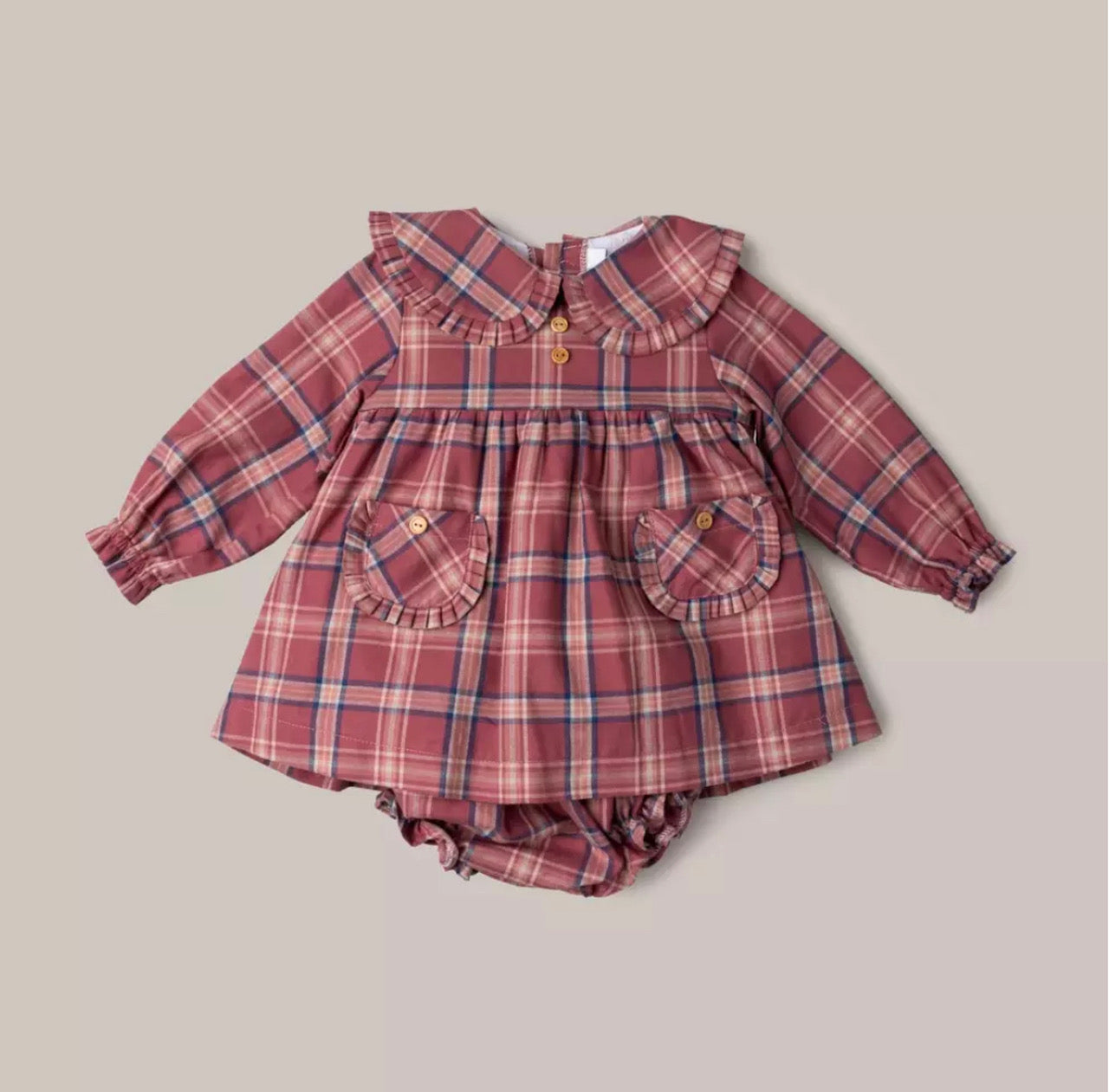 Vestido rombos niña.