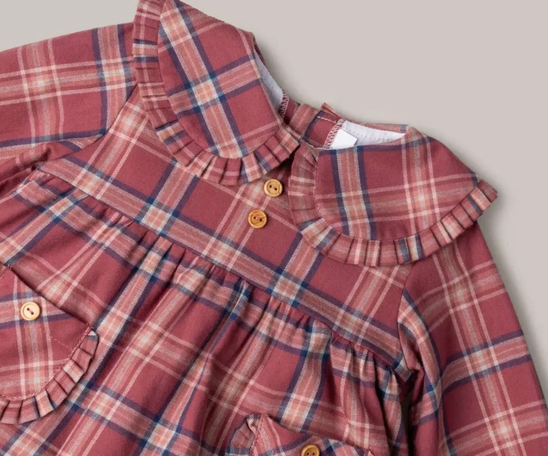 Vestido rombos niña.