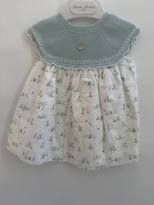 Vestido Para Niña Salvia Bunny de Martín Aranda