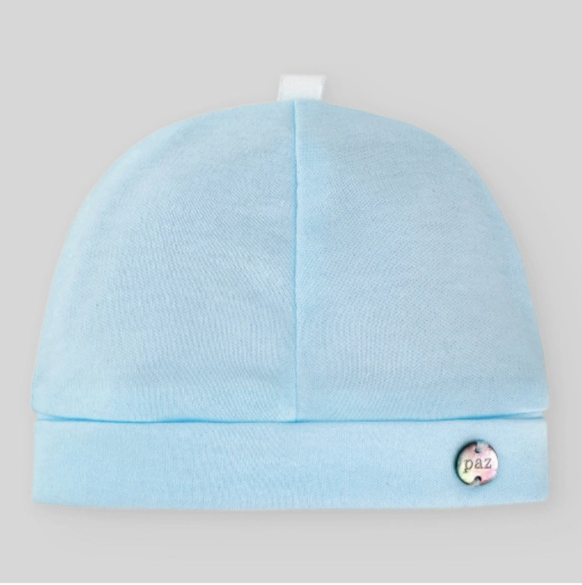 Gorrito "esencia" azul claro