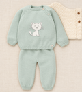 Conjunto Minino Verde Claro
