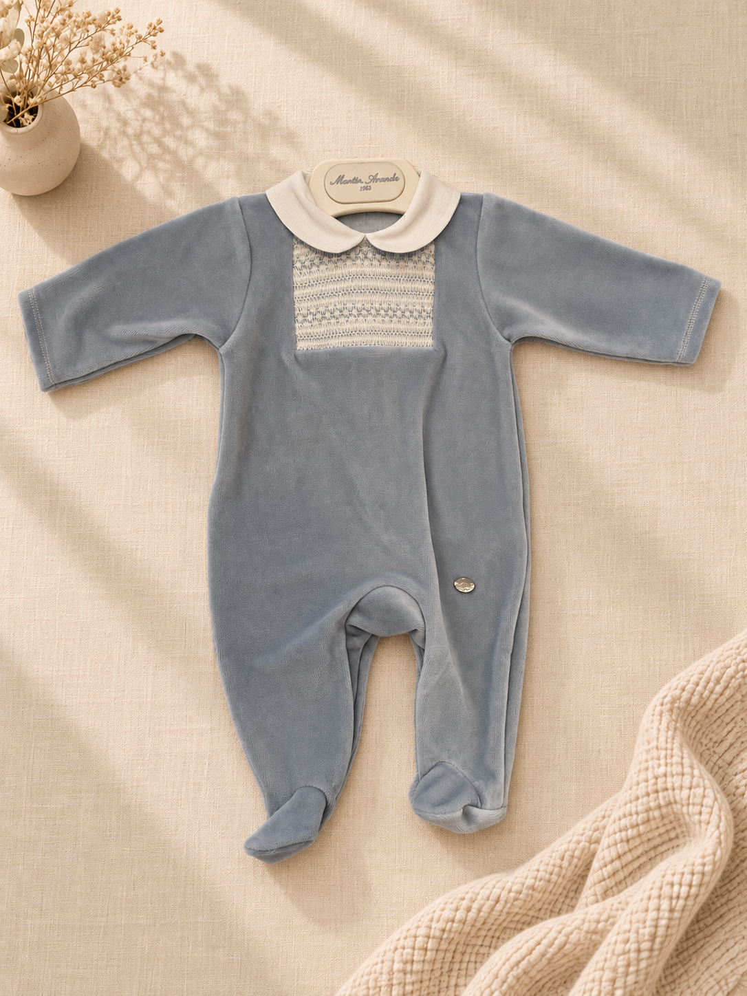 Pelele Para Bebé Celesgris Smock