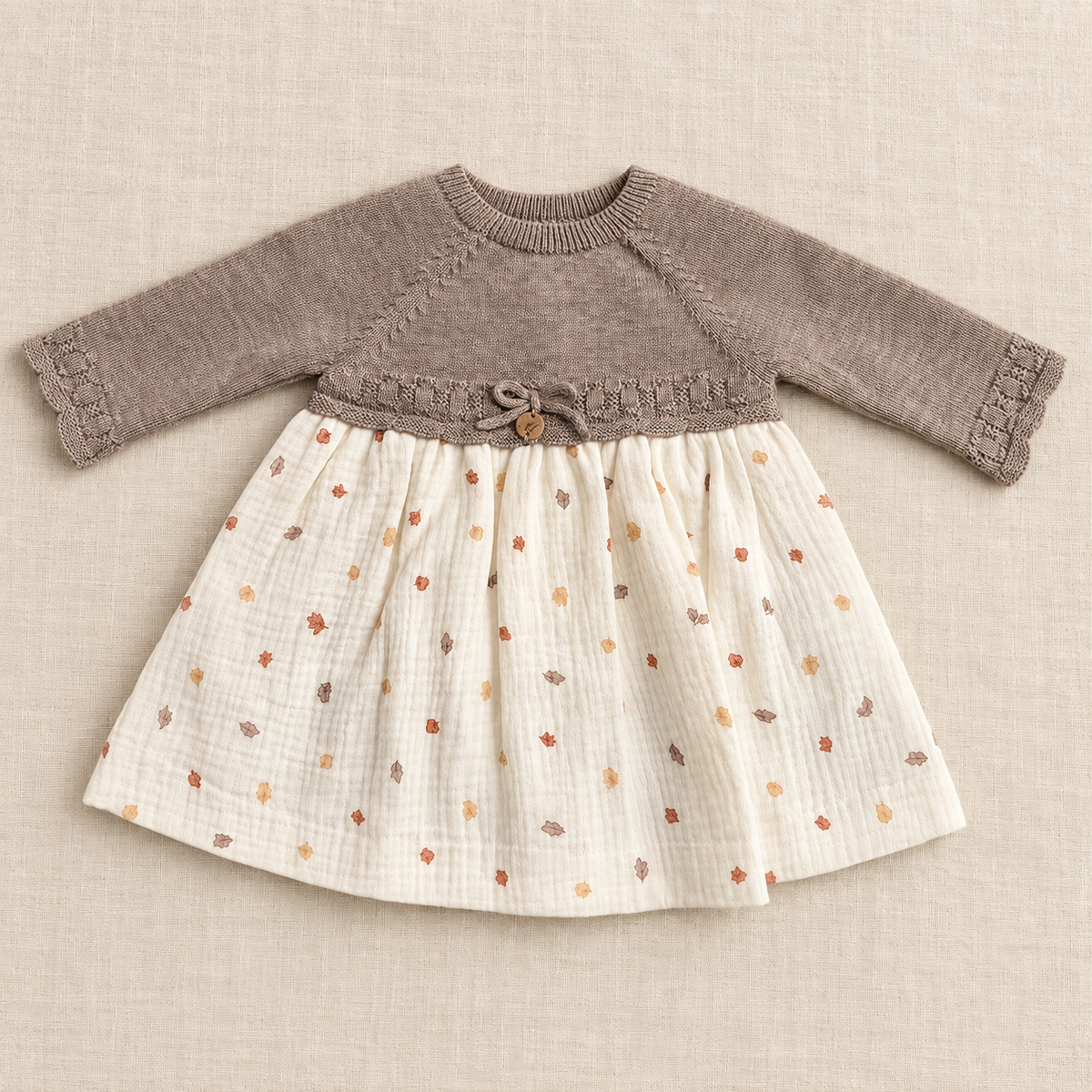 Vestido para niña Hojas Otoño