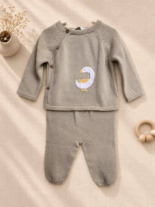 Conjunto Ganso Beige