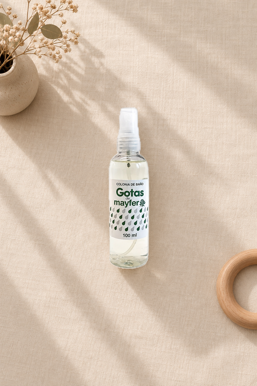 Botella de Colonia Gotas de Mayfer de 100 ml