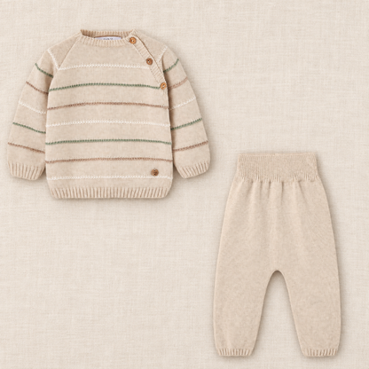 Conjunto Avena Rayas para niño