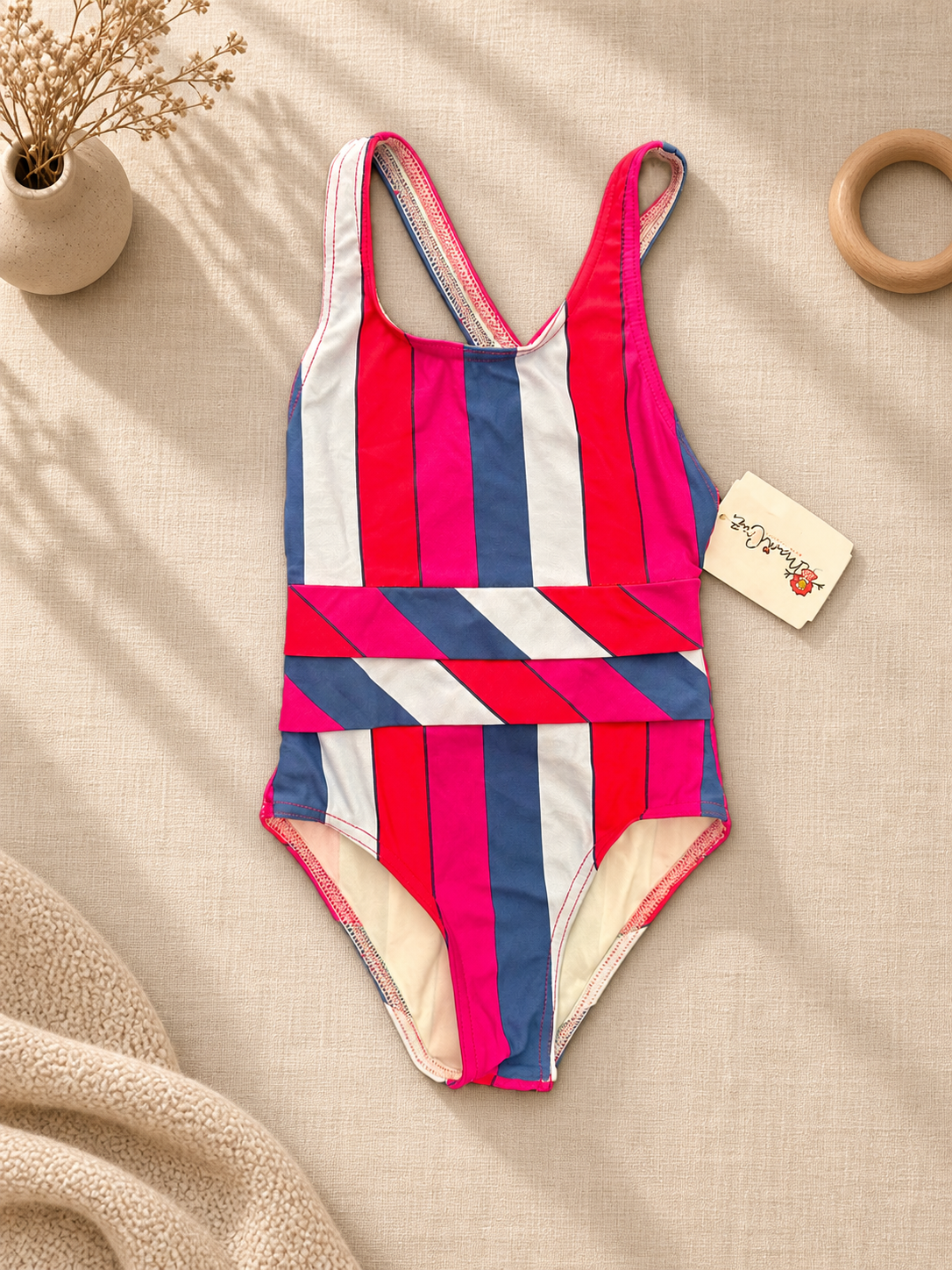 Traje de Baño Rayas para niña