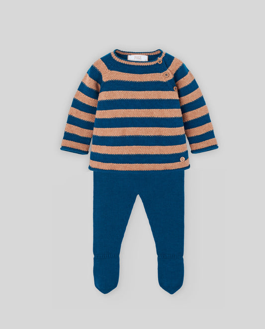 Conjunto de niño MEIGA rayas de Paz Rodríguez