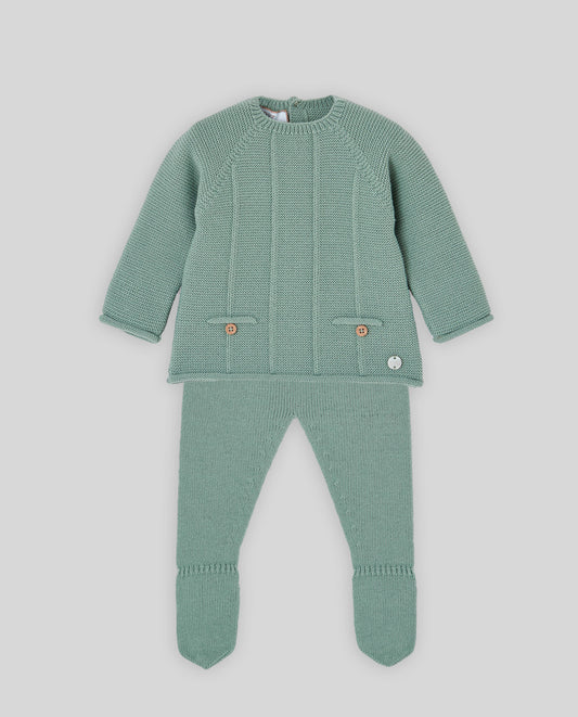 Conjunto de niño LEDICIA SALVIA de Paz Rodríguez