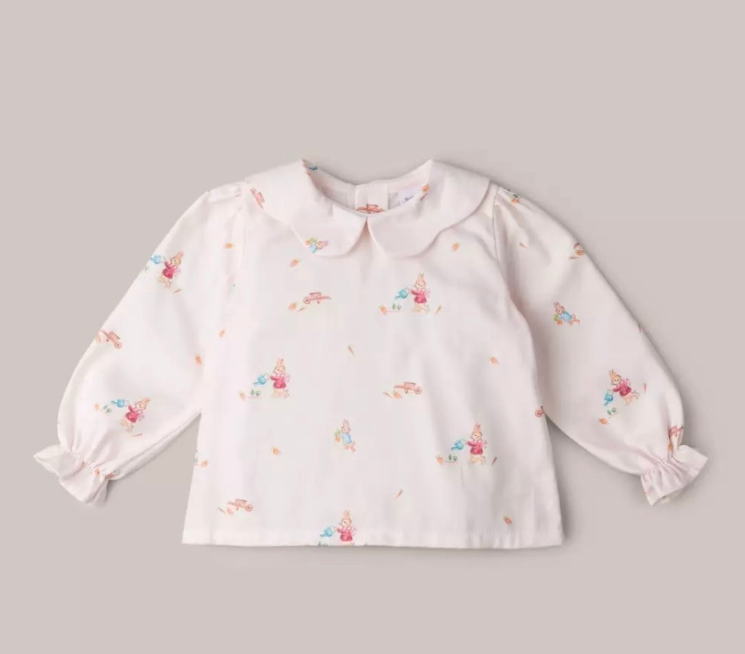 Camisa niña conejitos