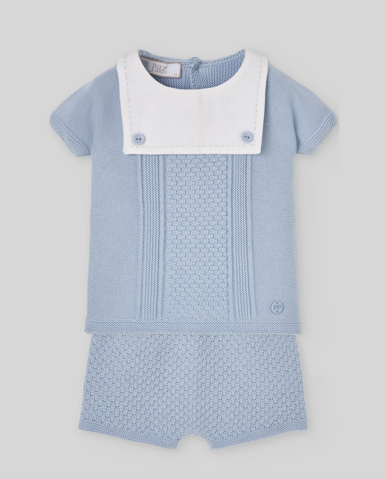 Conj. short "ESPUMA" azul
