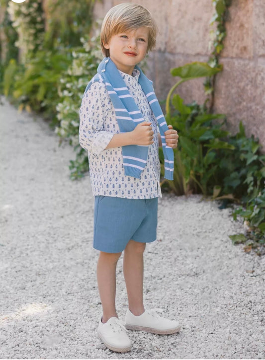 Conj. Camisa y Short niño "Villa"